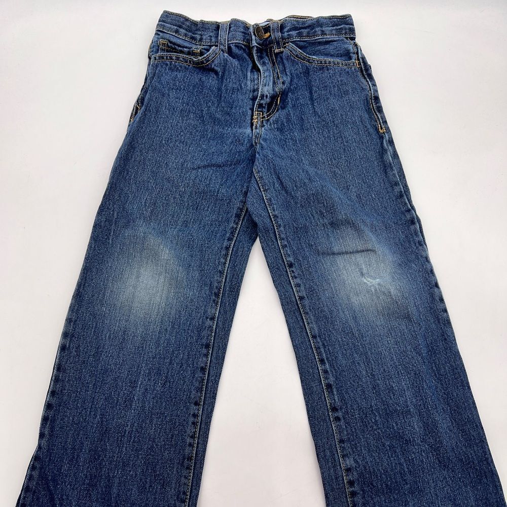 Circo Boys or Girls Dark Wash Straight Leg High Waist Jeans-Unisex Size 6